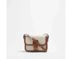 Target Canvas Mix Crossbody Bag