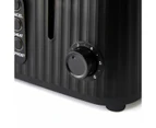 4 Slice Toaster, Black - Anko