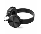 On Ear Wired Headphones - Anko - Black