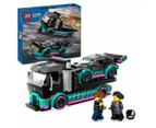 LEGO® City Race Car and Car Carrier Truck 60406 - Multi