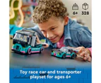 LEGO® City Race Car and Car Carrier Truck 60406 - Multi