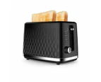 2 Slice Toaster, Black - Anko