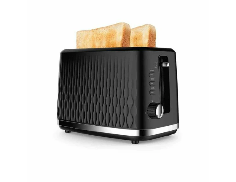 2 Slice Toaster, Black - Anko