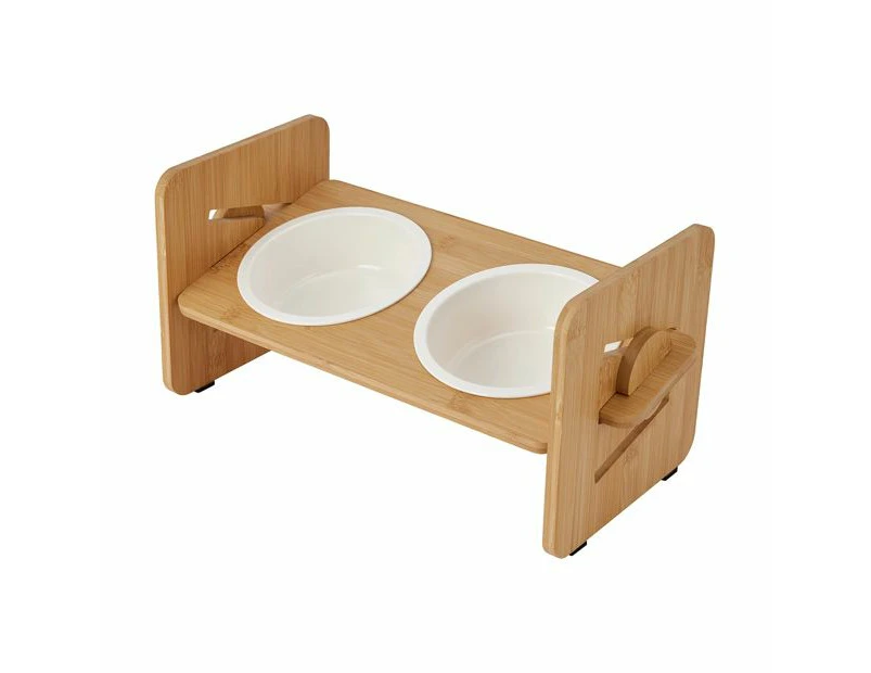 Pet Bowl Twin Bamboo - Anko