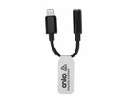 Lightning to 3.5mm Earphone Jack Adaptor - Anko - Black