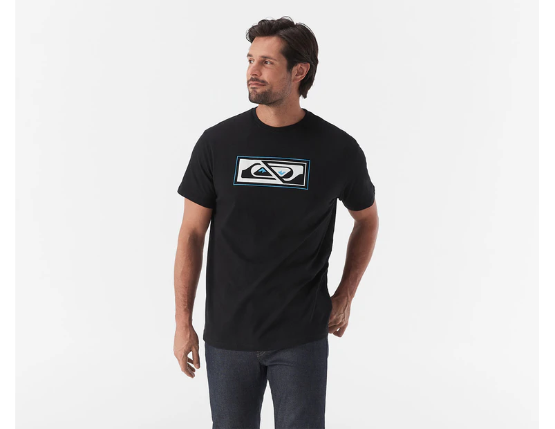 Quiksilver Men's Psyched Vision Short Sleeve Tee / T-Shirt / Tshirt - Black