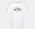 Billabong Men's Exit Tee / T-Shirt / Tshirt - White