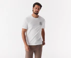 Billabong Men's Feeling Free Tee / T-Shirt / Tshirt - White