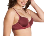 Bendon Women's Body Contour Bra - Oxblood Red