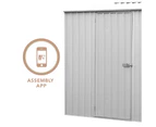 Absco Sheds 5.22mW x 2.26mD x 2.06mH Zincalume Economy Garden Shed - Triple Door