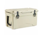 Costway 28L Hard Ice Chest Portable Cooler Box Insulated w/Bottle Opener&Cup Holders Beach Fishing Picnic