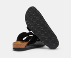 Birkenstock Women's Arizona Big Buckle Narrow Fit Sandals - Patent Black
