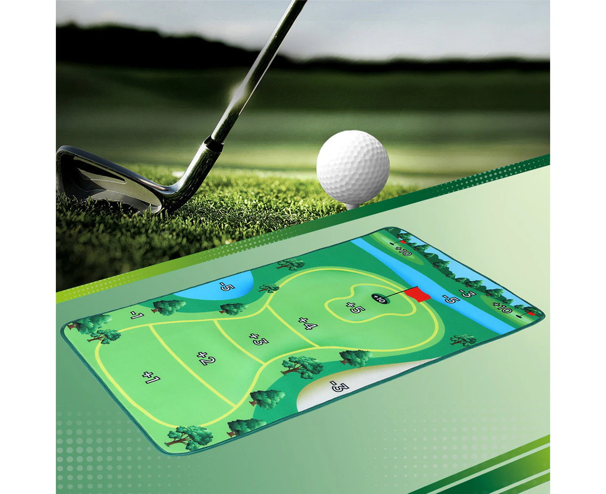 Everfit Golf Chipping Game Mat Indoor Outdoor Practice Training Aid Set