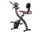 Everfit Folding Exercise Bike Magnetic X-Bike Indoor Cycling Resistance Rope