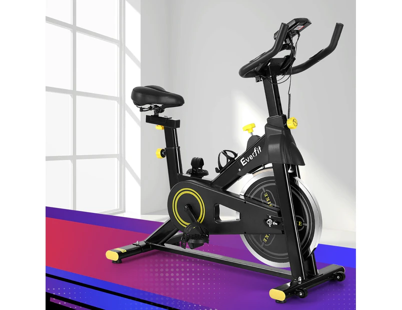 Everfit Magnetic Spin Bike Exercise Bike Cardio Gym Bluetooth APP