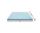 Giselle 10cm King Memory Foam Topper Mattress Toppers Gel