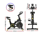 Everfit Spin Bike Exercise Bike Cardio Gym Bluetooth APP Connectable