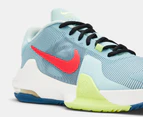 Nike Men's Air Max Impact 4 Basketball Shoes - Jade Ice/Industrial Blue/Light Lemon Twist/Bright Crimson