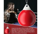 Costway 50kg Water Punching Bag Aqua Boxing Bag Heavy Duty Punch Bag w/Chain Home Gym Outdoor,Red