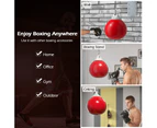 Costway 50kg Water Punching Bag Aqua Boxing Bag Heavy Duty Punch Bag w/Chain Home Gym Outdoor,Red