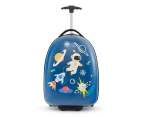 Costway Kids Carry-On Luggage Trolley luggage Travel Suitcase Children Gift Blue