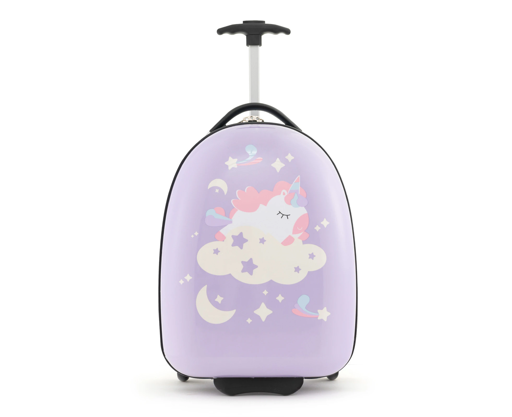 Costway Carry-On Luggage Trolley luggage Travel Suitcase ren Gift Purple