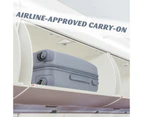 Costway 20" Carry-on Luggage Lightweight Hardshell Trolley Travel Suitcase w/Locker Adjustable Blue