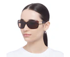 Glarefoil Female Perry Tort Gold Wrap Sunglasses