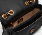 GUESS Becci Mini Convertible Crossbody Flap Bag - Black