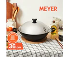Meyer Cook 'N' Look Induction Covered Wok 36cm