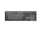 Logitech Mx Mechanical Keys Wireless Keyboard Full Size Tactile Quiet Grey