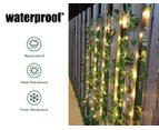 80 LED Solar Lights Garden (Sydney Stock) 12M Outdoor Green Vine String Lights Waterproof