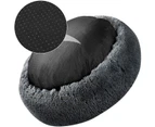 Soft Dog Bed Round Washable Plush Pet Kennel Cat Bed Mat Sofa Medium 60cm