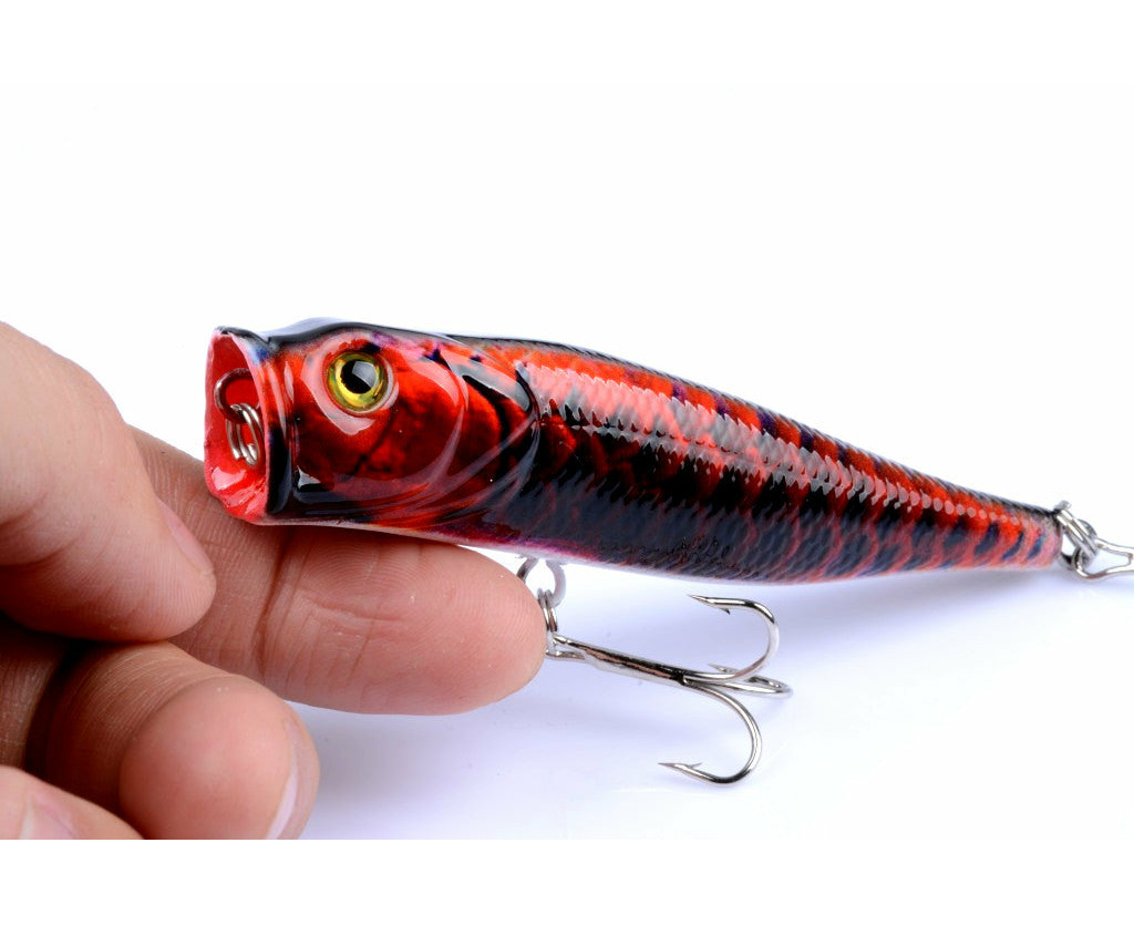 Shop 4X 6.5cm Popper Poppers Fishing Lure Lures Surface Tackle