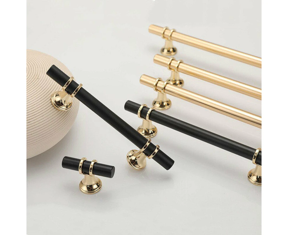 Luxury Design Kitchen Cabinet Handles Drawer Bar Handle Pull Black T Bar