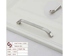 Zinc Kitchen Cabinet Handles Bar Drawer Handle Pull silver color hole to hole 128MM