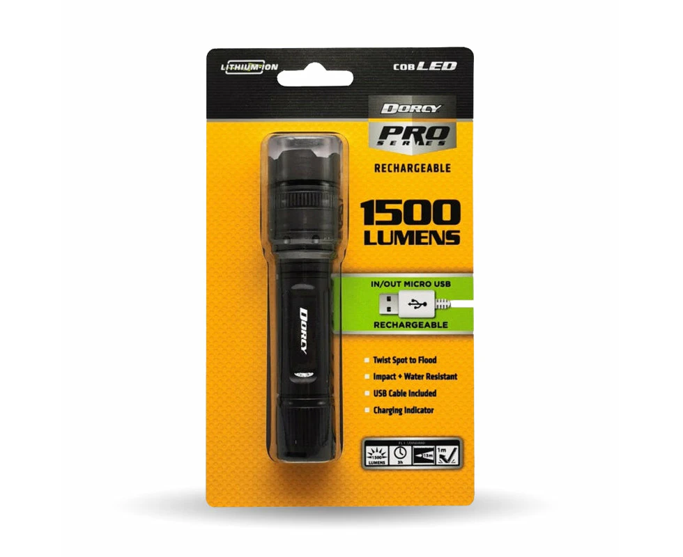 DORCY 1500 Lumens Flashlight