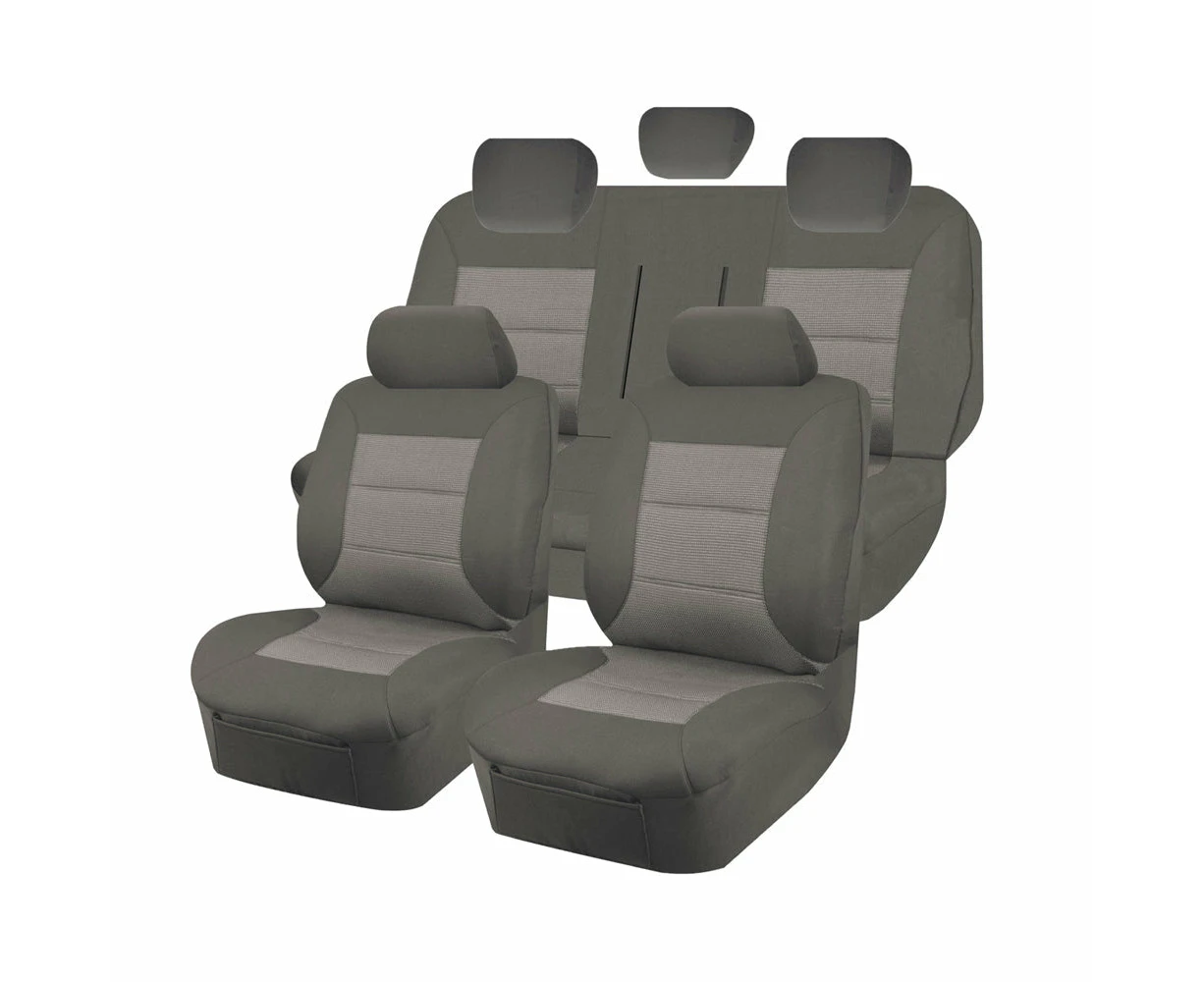 Premium Jacquard Seat Covers - For Chevrolet Colorado Rg Series Dual Cab  (2012-2022)