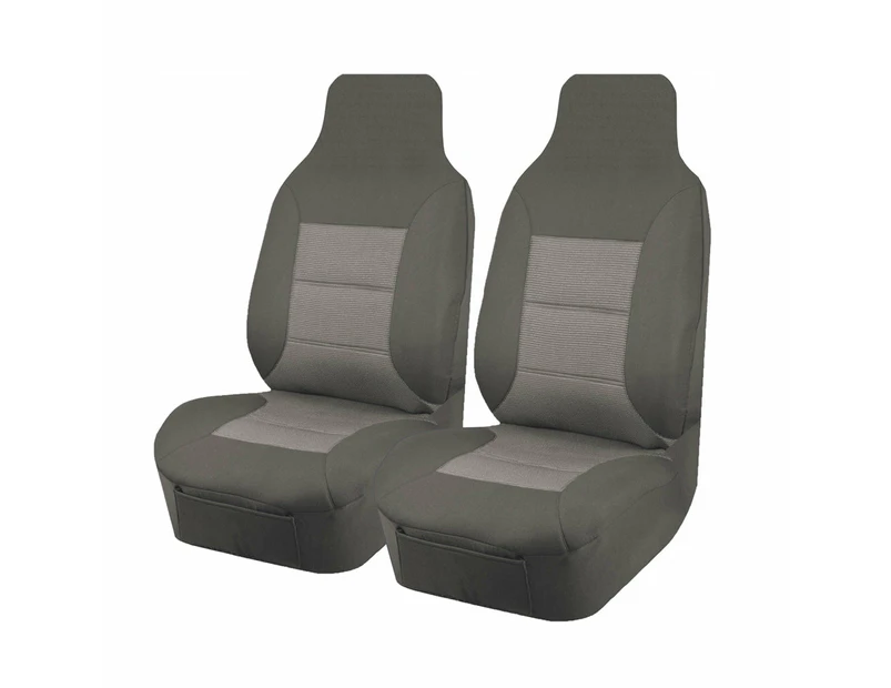 Premium Jacquard Seat Covers - For Toyota Tacoma Workmate Dual Cab (2015-2022)