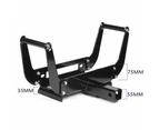 X-BULL Winch Cradle Mounting Plate Bracket Foldable Steel Bar Truck Trailer 4WD Universal For 9000 10000 12000 13000 14500LBS winch