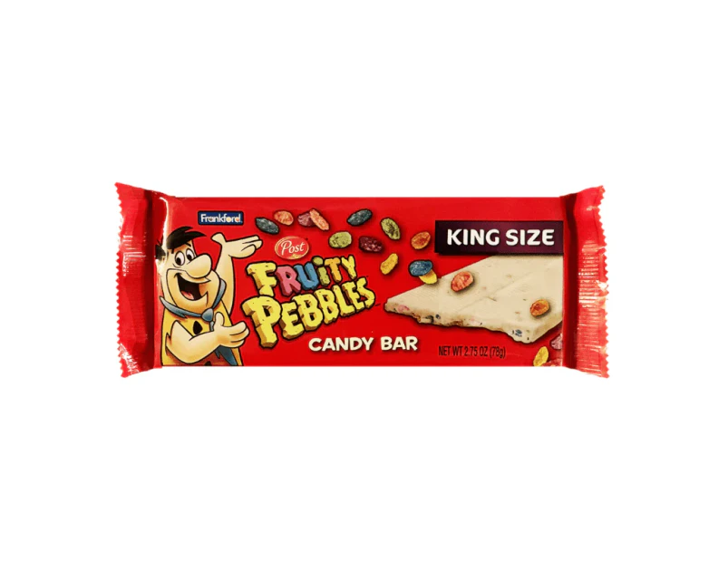 Fruity Pebbles White Chocolate Candy Bar 78g