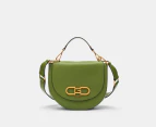 GUESS Fleet Flap Saddle Bag - Bottle Green