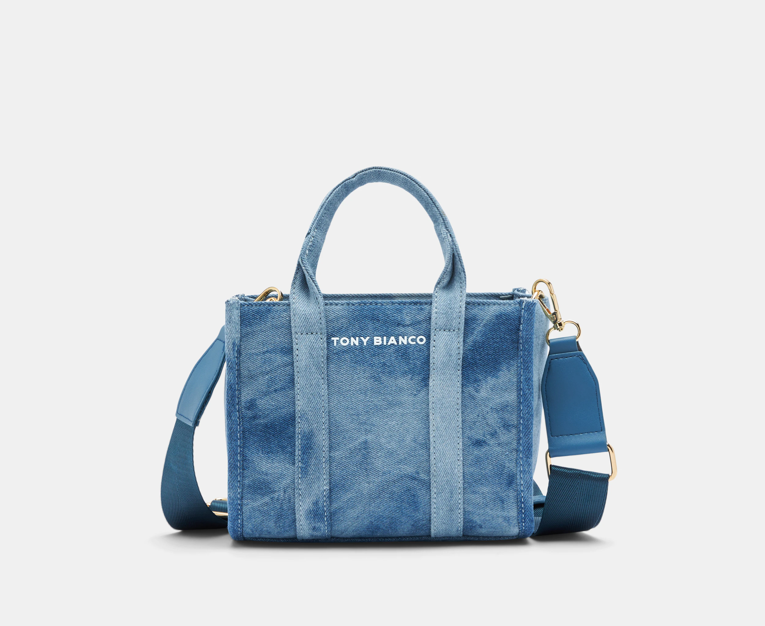 Tony Bianco Lina Mini Tote Bag - Denim