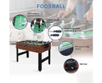 4FT 3-in-1 Games Foosball Soccer Hockey Pool Table