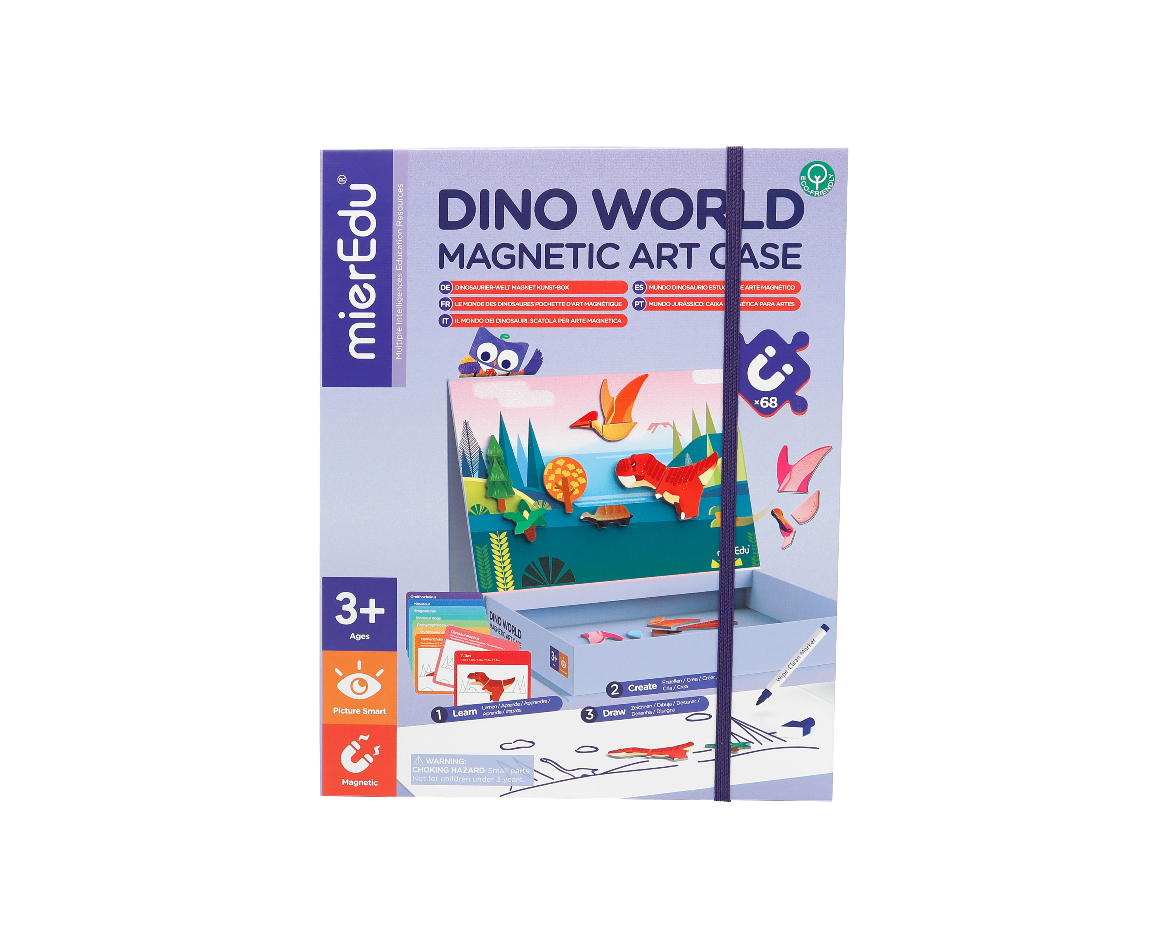 Magnetic Art Case - Dino World