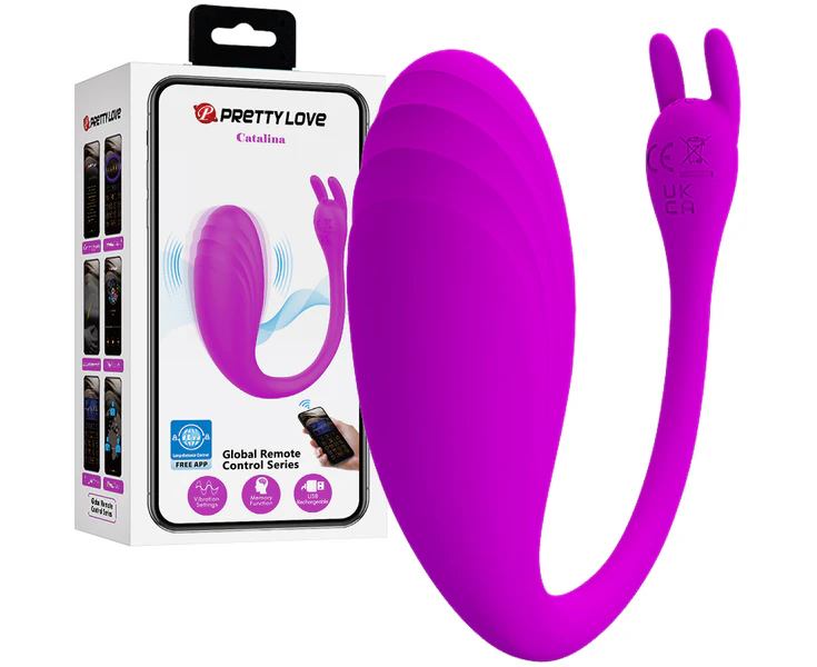 Pretty Love Catalina Bluetooth App Controlled Wearable Bullet Vibrator