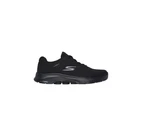 Mens Skechers Go Walk 7 Black/ Black Lace Up Sneaker Shoes - Black