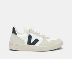 Veja Unisex V-10 B-Mesh Sneakers - White/Nautico