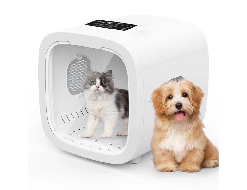Advwin Pet Dryer Box Automatic Quiet Cat Dog Hair Dryer 52L Smart Temperature Control