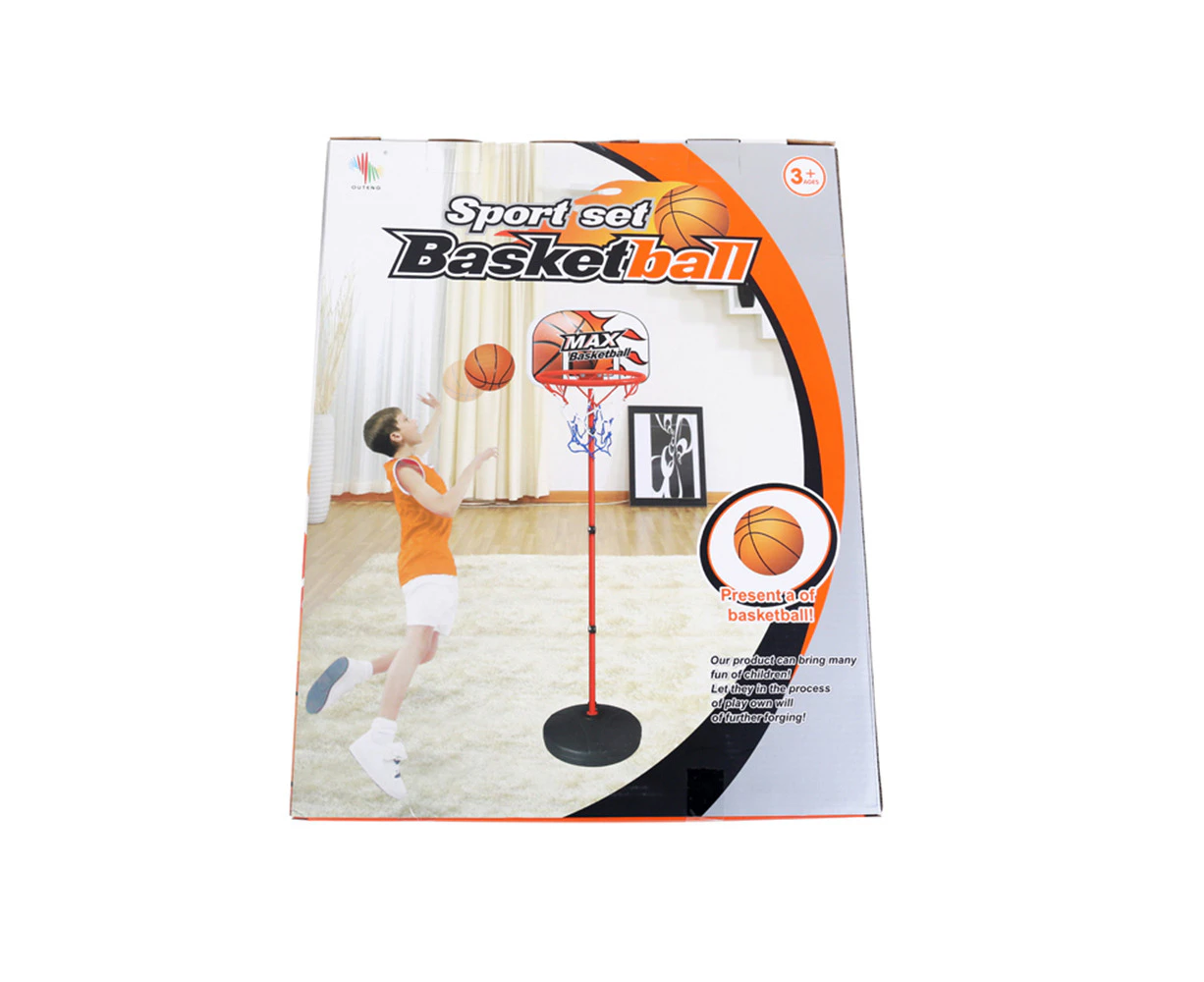 Toys For Fun 165cm Basketball Stand & Hoop w/ Ball/Pump Kids Sports Play Toy